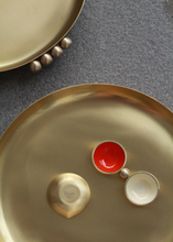 Load image into Gallery viewer, Merak Brass Pooja Thali Set