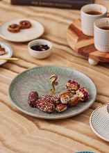 Load image into Gallery viewer, Mirissa Brass & Ceramic Platter - Green gadoliving