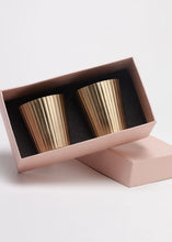 Load image into Gallery viewer, Avisa Brass Tumblers- Set of 2 gadoliving