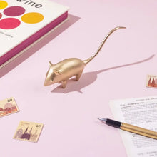 Load image into Gallery viewer, Decorative Brass Mouse gadoliving