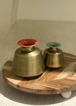 Load image into Gallery viewer, Enamel Matkas - set of 2 gadoliving