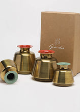 Load image into Gallery viewer, Enamel Matkas - set of 2 gadoliving