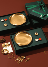 Load image into Gallery viewer, Merak Brass Pooja Thali Set