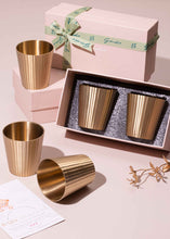 Load image into Gallery viewer, Avisa Brass Tumblers- Set of 2 gadoliving