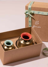 Load image into Gallery viewer, Enamel Matkas - set of 2 gadoliving