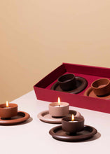 Load image into Gallery viewer, Terra Tea Light Holders - Set of 3 gadoliving
