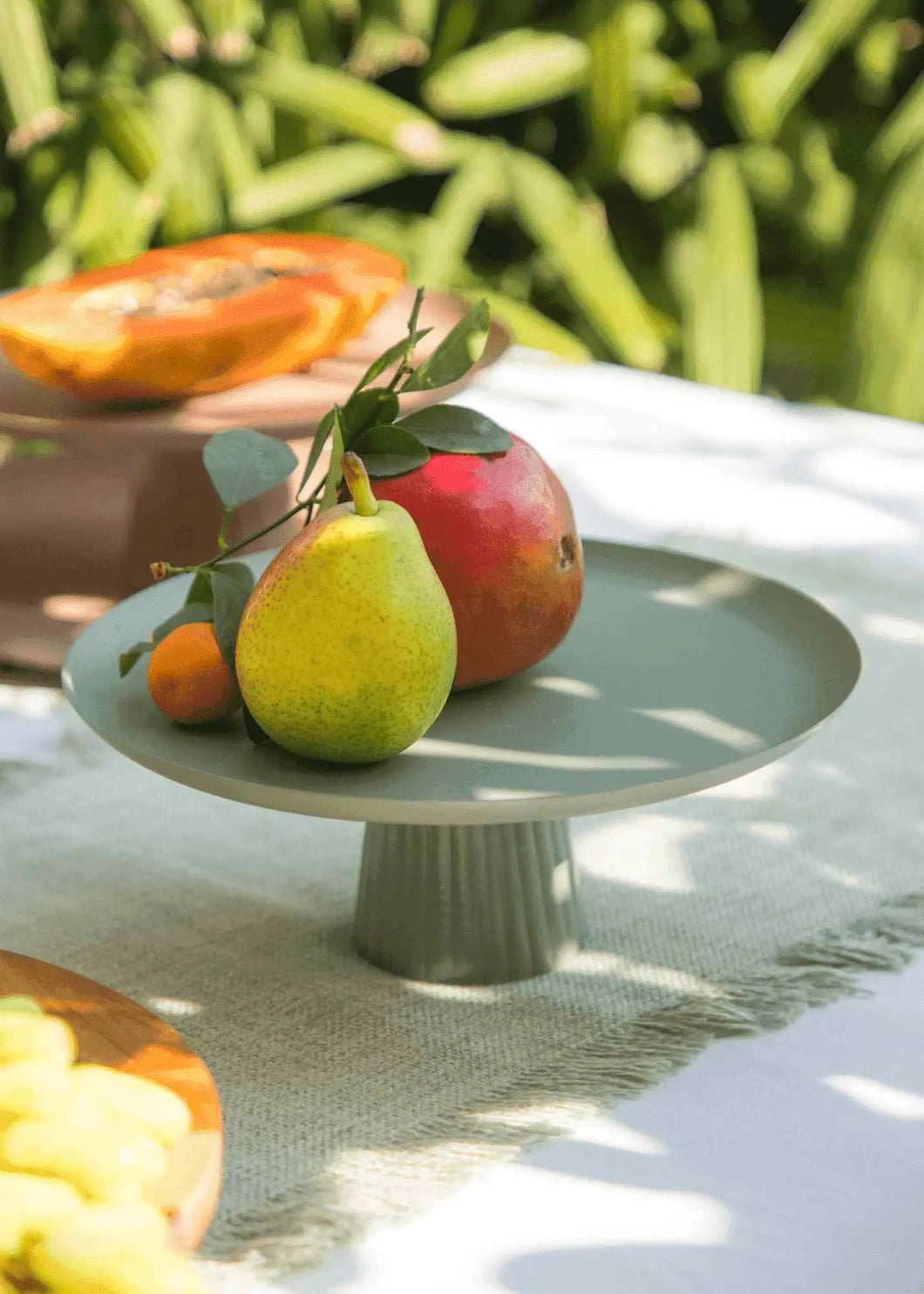 Avisa Cake Stand-Sage Green gadoliving