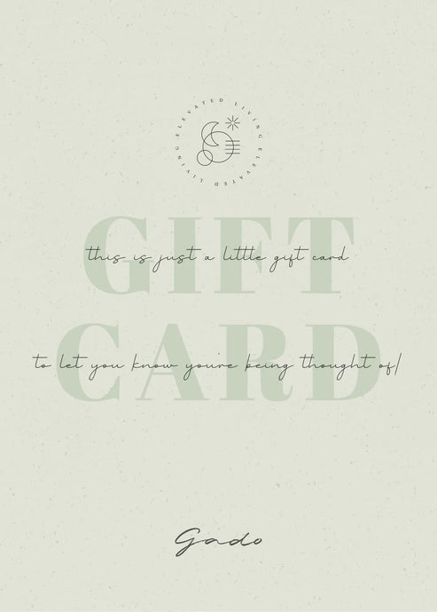 Gado Gift Card gadoliving