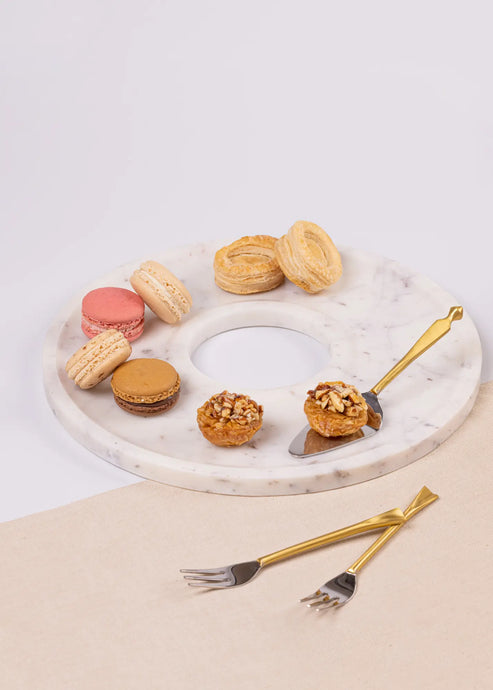 Marble Donut Platter gadoliving