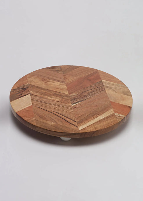 Raised Wooden Platter gadoliving