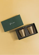 Load image into Gallery viewer, Avisa Brass Tumblers- Set of 2
